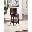 Boraam Wood Sumatra Counter Height Swivel Stool in Cappuccino Finish