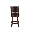 Boraam Wood Sumatra Counter Height Swivel Stool in Cappuccino Finish