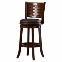 Boraam Augusta 29 Swivel Bar Stool In Cappuccino 48829