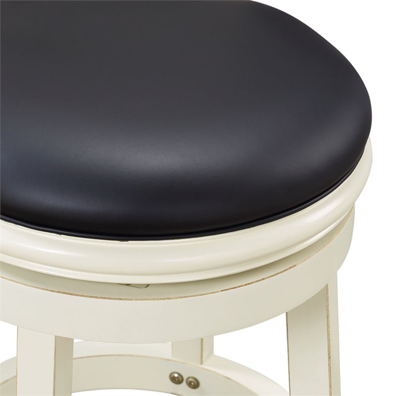 Boraam Florence Counter Height Swivel Counter Stool in Buttermilk