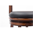 Boraam Palmetto Counter Height Swivel Counter Stool in Chestnut