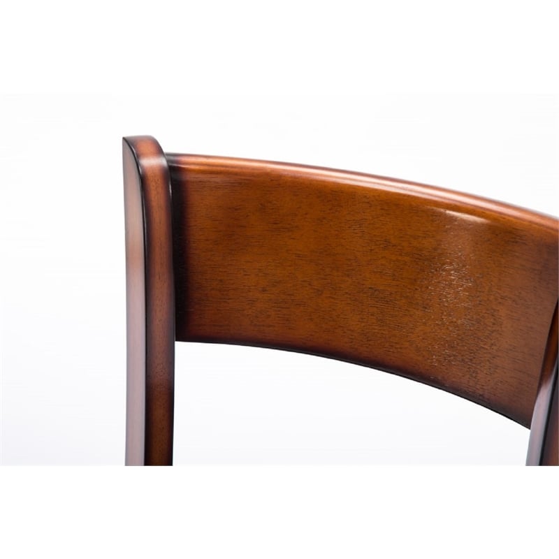 Boraam Palmetto Counter Height Swivel Counter Stool in Chestnut
