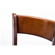 Boraam Palmetto Counter Height Swivel Counter Stool in Chestnut