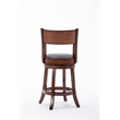 Boraam Palmetto Counter Height Swivel Counter Stool in Chestnut