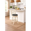 Boraam Georgia Counter Height Swivel Counter Stool in Cappuccino