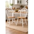 Boraam Farmhouse Dining Chair in Cream and Natural (Set of Two)