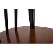 Boraam Wood Farmhouse Dining Chair in Black and Cherry Finish (Set of Two)