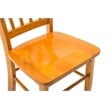 Boraam Wood Shaker Dining Chair in Oak Finish (Set of 2)