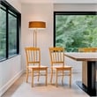 Boraam Wood Shaker Dining Chair in Oak Finish (Set of 2)