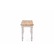 Boraam Farmhouse Wood Dining Bench in Cream and Natural