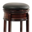 Boraam Wood Magellan Bar Height Swivel Stool in Brandy Brown Finish