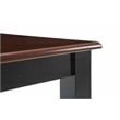 Boraam Wood Bloomington Dining Table in Black/Cherry Finish