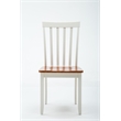 Boraam Wood Bloomington 5 Piece Dining Set in Cream/Honey Oak Finish