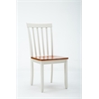 Boraam Wood Bloomington 5 Piece Dining Set in Cream/Honey Oak Finish