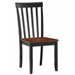 Boraam Wood Bloomington 6 Piece Dining Set in Black/Cherry Finish