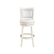 Boraam Bristol Bar Height Swivel Bar Stool in Buttermilk