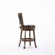 Boraam Bristol Counter Height Swivel Counter Stool in Cappuccino