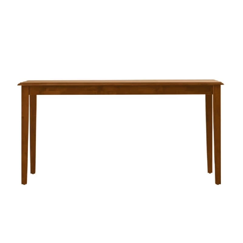 Boraam Wood Shaker Rectangular Dining Table in Walnut Finish