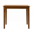 Boraam Wood Shaker Rectangular Dining Table in Walnut Finish