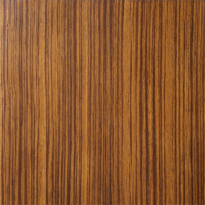 Boraam Wood Zebra Alborg End Table in Rich Walnut Finish