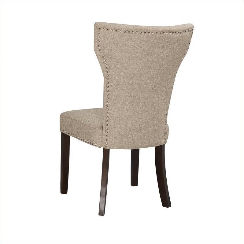 Boraam Monaco Parson Dining Chairs (Set of 2) in Oatmeal