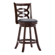 Boraam Siena Counter Height Swivel Counter Stool in Cappuccino Finish