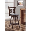 Boraam Siena Counter Height Swivel Counter Stool in Cappuccino Finish