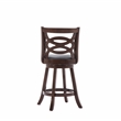 Boraam Siena Counter Height Swivel Counter Stool in Cappuccino Finish