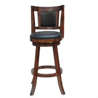 Boraam 24'' Melrose Counter Stool in Driftwood Wire-Brush and 