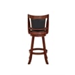 Boraam Wood Avianna Bar Height Swivel Bar Stool in Cherry Finish