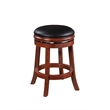 Boraam Wood Swivel Counter Height Stool in Cherry Finish