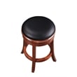 Boraam Wood Swivel Counter Height Stool in Cherry Finish