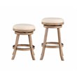 Boraam Fenton Counter Stool in Driftwood Wire-Brush and Ivory
