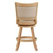 Boraam Melrose Counter Stool in Driftwood Cream Wire-Brush and Ivory