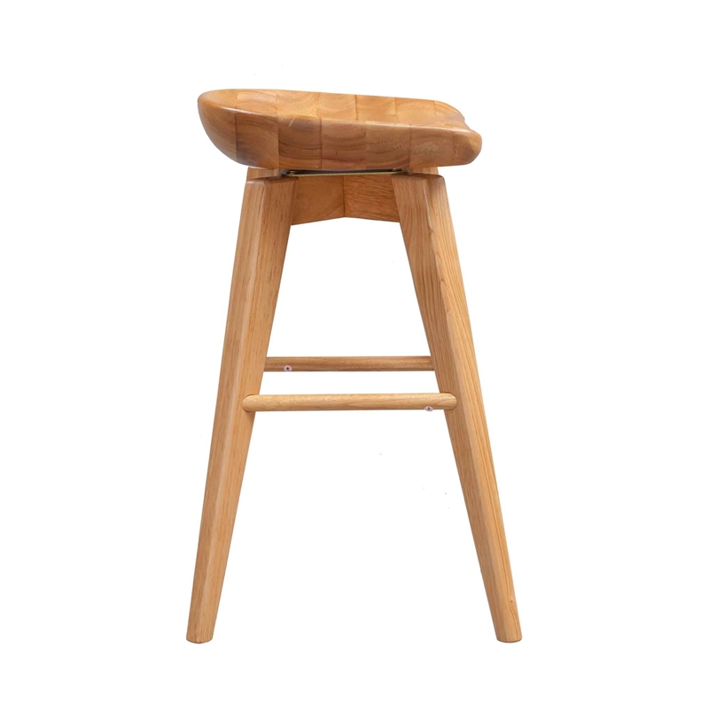 Boraam Bali Counter Height Swivel Stool in Natural