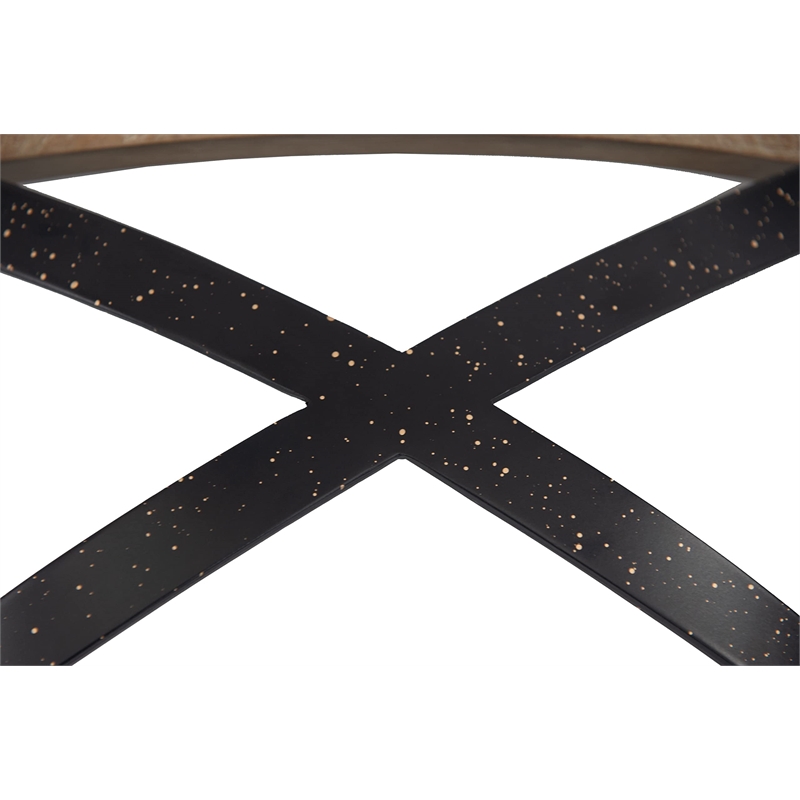 boraam wood myrtle metal back bar height stool in mahogany brown finish