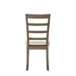 Boraam Wood Boulder Dining Chair in Barnwood Wire-Brush  Brown finish (Set of 2)