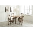 Boraam Wood Boulder Dining Chair in Barnwood Wire-Brush  Brown finish (Set of 2)