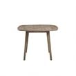 Boraam Wood Boulder 5-Piece Dining Set in Barnwood Wire-Brush Brown finish