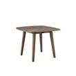Boraam Wood Boulder 5-Piece Dining Set in Barnwood Wire-Brush Brown finish
