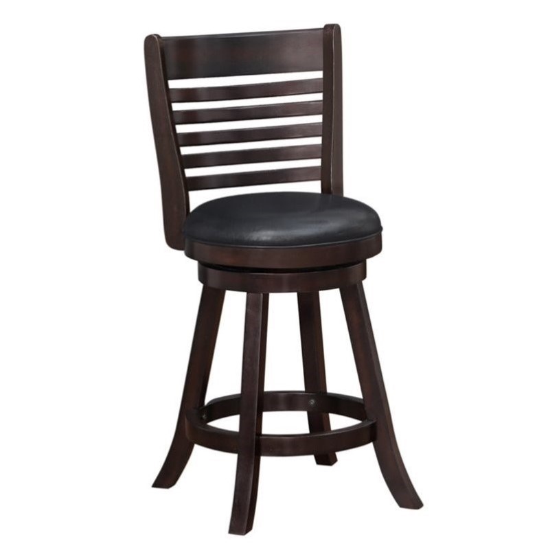 Boraam Palmetto 24 In Home Garden Furniture Swivel Counter Stool