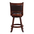 Boraam Rhea Swivel Counter Height Stool in Hazelnut