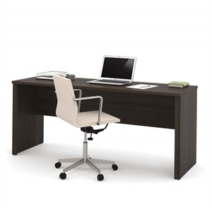 Bestar Embassy 71&quot x 24&quot Desk Shell in Dark Chocolate