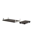 Bestar Embassy Keyboard Shelf and Cpu Platform Set in Dark Chocolate