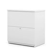 Bestar 2 Drawer Lateral File Cabinet in White