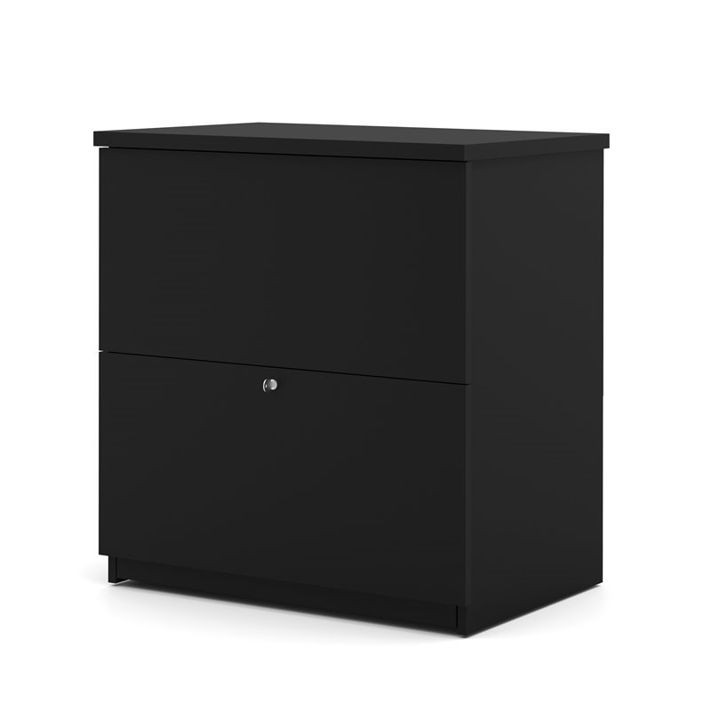 Bestar 2 Drawer Lateral File Cabinet In Black 65635 2118