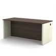 Bestar Prestige Plus Executive Desk in White Chocolate and Antigua
