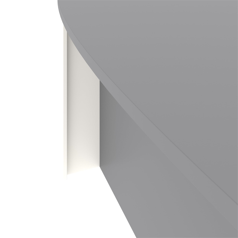 Bestar Connexion U-Shape Home Office Set Pedestal in Sandstone and Slate