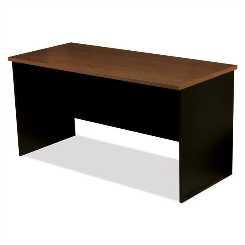 Bestar Innova Wood Peninsula Table In Tuscany Brown 92800 2163