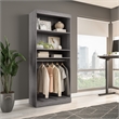 Bestar Pur 36W Closet Organizer in Bark Gray - Engineered Wood